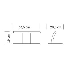 Round Duo Fodsttte til gulv