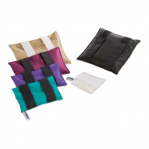 Sandsk i kunstlder med velcro - Fs i flere strrelser