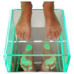 Podoskop i plexiglas