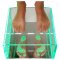 Podoskop i plexiglas