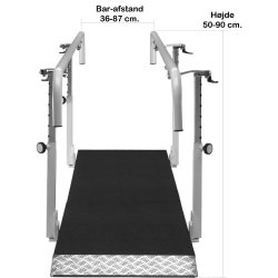 Gangbarre Eksklusiv i metal - Til brn og voksne - 300 cm.
