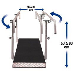 Gangbarre Eksklusiv i metal - Til brn og voksne - 400 cm.