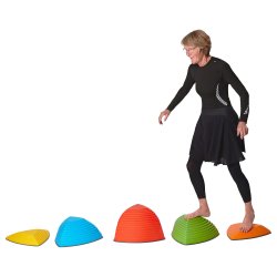 Bjergtoppe til koordinering og balance - St med 5 stk.