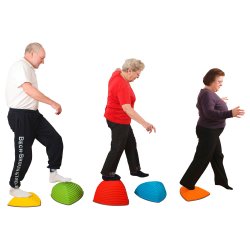 Flodsten og bjergtoppe - Udvikling af balance og koordination - St med 11 dele