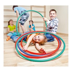 Hulahopring Deluxe i Kunststof - Vlg mellem 4 farver og 3 strrelser