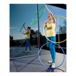 Hulahopring Deluxe i Kunststof - Vlg mellem 4 farver og 3 strrelser