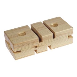 Trklodser til hulahopringe og stave - 24 x 11,5 x 7,5 cm.