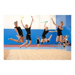 Gymnastikklle af kunststof - 45 cm.