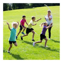 Sjippetov lavet af hamp - Med forstrket midte - 280 cm.