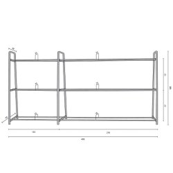 Boldreol Eksklusiv - St med basis og tillgsmodul