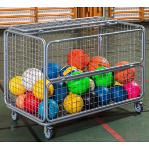 Opbevaringsvogn til bolde med lg - 660 liter 