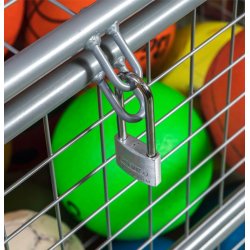 Opbevaringsvogn til bolde med lg - 660 liter 