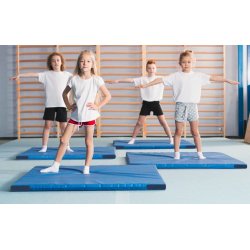 Let gymnastikmtte m. velcrohjrner