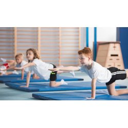 Let gymnastikmtte m. velcrohjrner