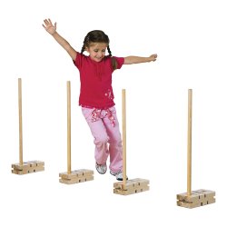 Trklodser til hulahopringe og stave - 24 x 11,5 x 7,5 cm.