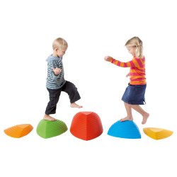 Bjergtoppe til koordinering og balance - St med 5 stk.