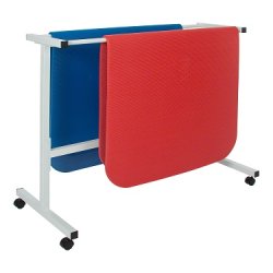 Opbevaringsvogn med hjul til trningsmtter - Til 10 mtter