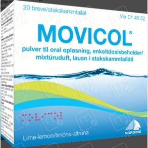 Movicol afd.pulver lemon/lime - 20 stk. 