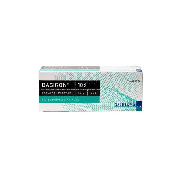 Basiron Gel 10% - Til behandling af akne - 60 g