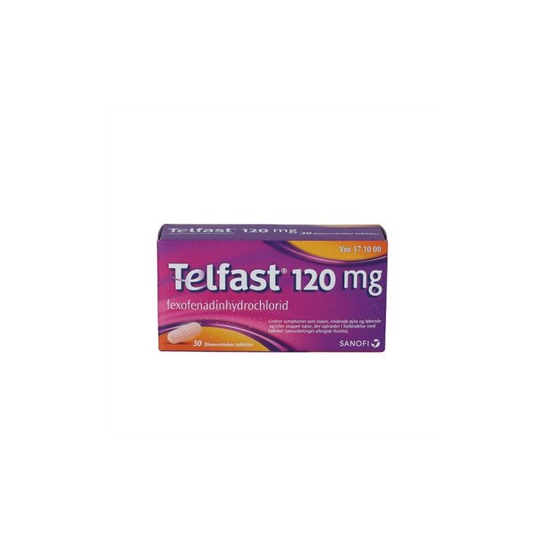 Telfast 120 mg - 30 stk.