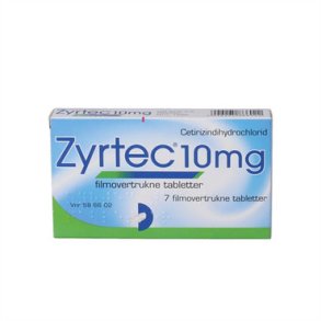 Zyrtec 10 mg. - 7 stk