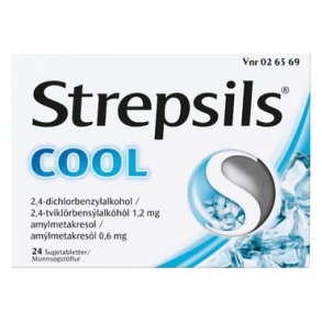 Strepsils Cool Sugetabletter - 24 stk.