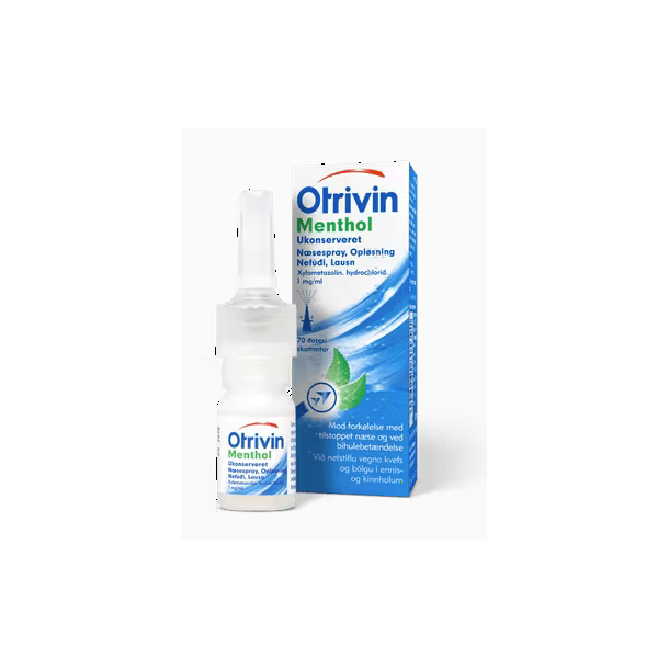 Otrivin Nsespray Menthol - Ukonserveret - 1 mg/ml