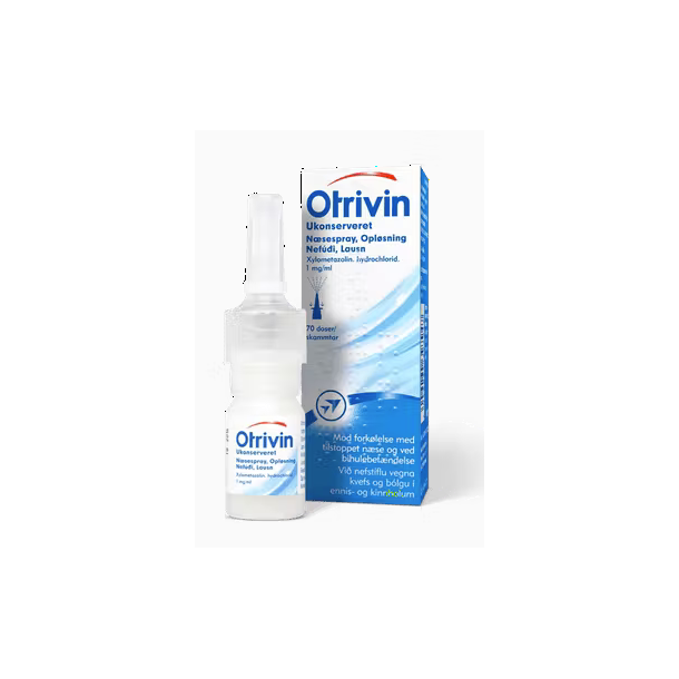 Otrivin Nsespray - Ukonserveret - 1 mg/ml