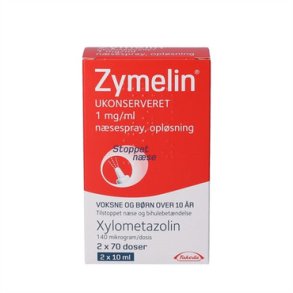 Zymelin Næsespray Ukonservereret 1 mg/ml  - 2 x 10 ml.