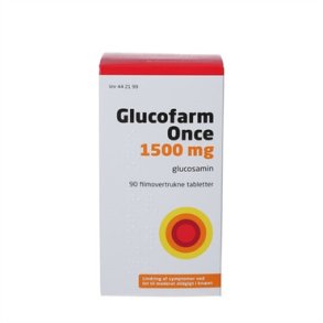 Glucofarm Once Glucosamin 1500 mg - 90 stk.