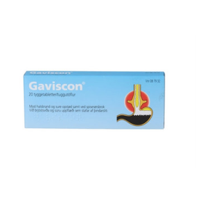 Gaviscon tygge - 20 stk