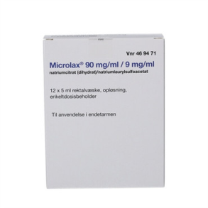 Microlax 9 mg/ml + 90 mg/ml - 12x5 ml.