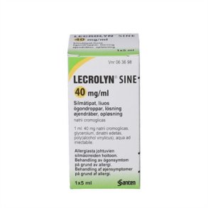 Lecrolyn sine 40 mg/ml - 1 stk. (5 ml.)