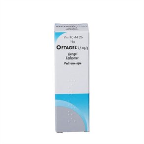Oftagel �jengel 2,5 mg/ml - 1x10 g.