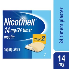 Nicotinell Nikotin Depotplaster, 14 mg/24 timer - 7 stk.