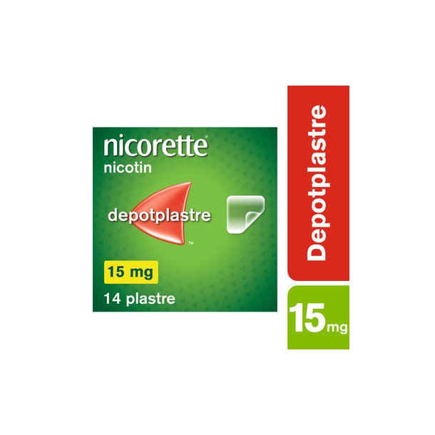 Nicorette Invisi Nikotin Depotplastre 15 mg. - 14 stk.