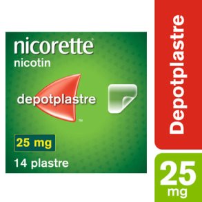 Nicorette Invisi Nikotin Depotplastre 25 mg. - 14 stk.