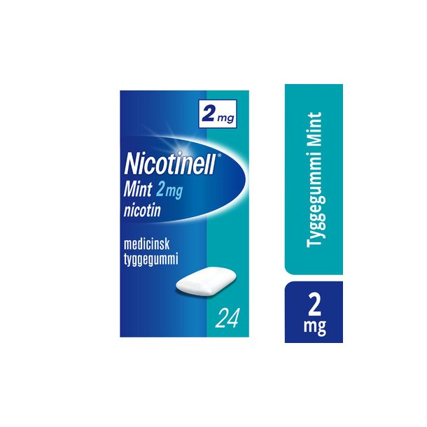 Nicotinell Tyggegummi Mint 2 mg - 24 stk. 