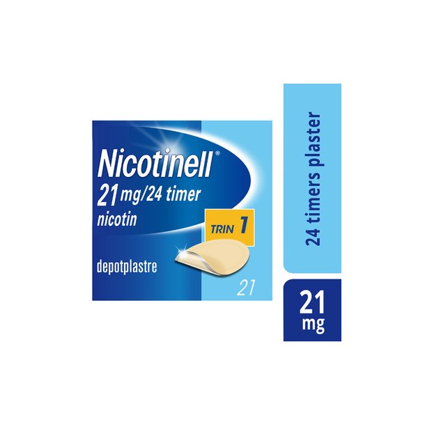 Nicotinell Nikotin Depotplaster, 21 mg/24 timer - 21 stk.