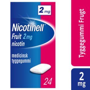 Nicotinell Tyggegummi Fruit 2 mg - 24 stk. 