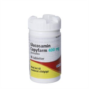 Glucosamin Copyfarm 400 mg - Mod let til moderat slidgigt - 90 tabl. 