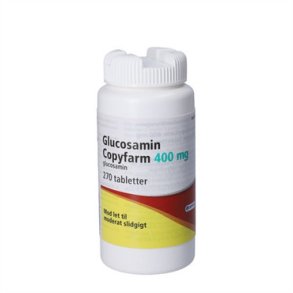 Glucosamin Copyfarm 400 mg - Mod let til moderat slidgigt - 270 tabl. 
