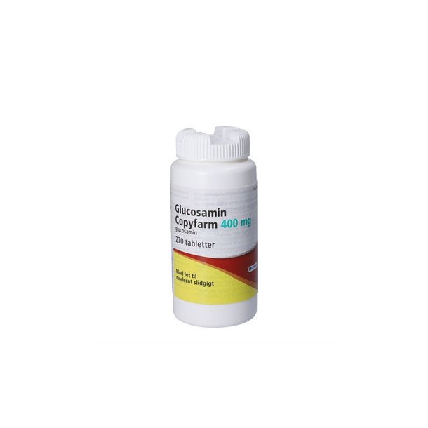 Glucosamin Copyfarm 400 mg - Mod let til moderat slidgigt - 270 tabl. 