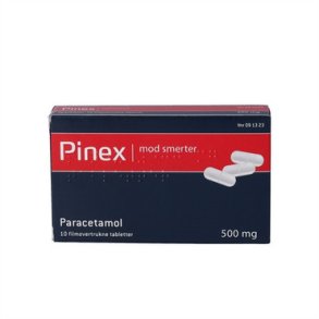 Pinex 500 mg - 10 stk. 