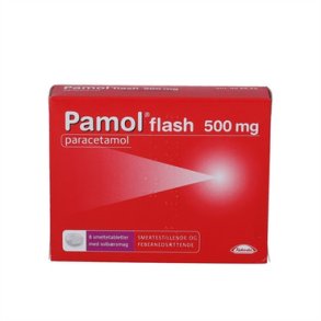 Pamol Flash 500 mg - 8 stk.