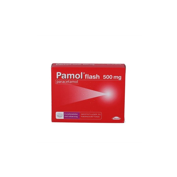 Pamol Flash 500 mg - 8 stk.