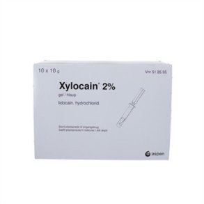 Xylocain ukonserveret 2% - 10 x 10 g