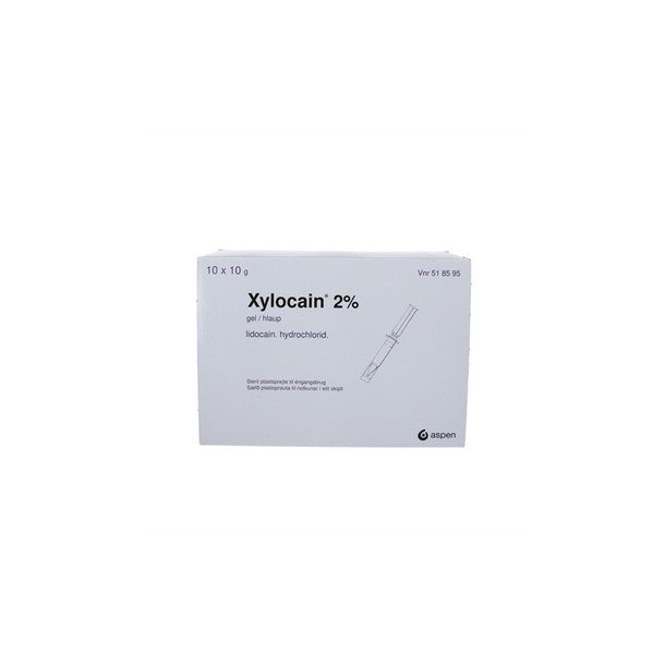 Xylocain ukonserveret 2% - 10 x 10 g