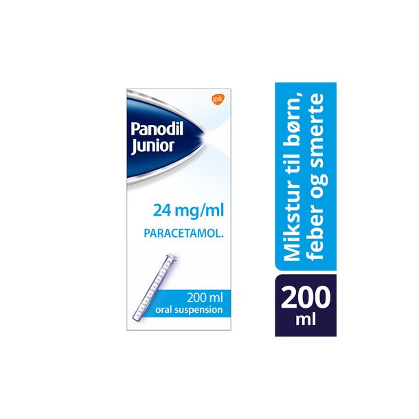 Panodil Junior mikstur 24 mg/ml - 200 ml