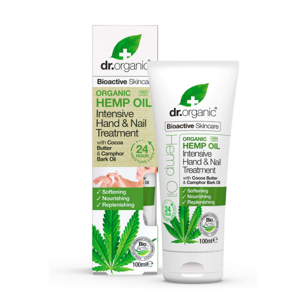 Dr. Organic Hand & Nail Treatment intensiv 100 ml. - Hemp Oil